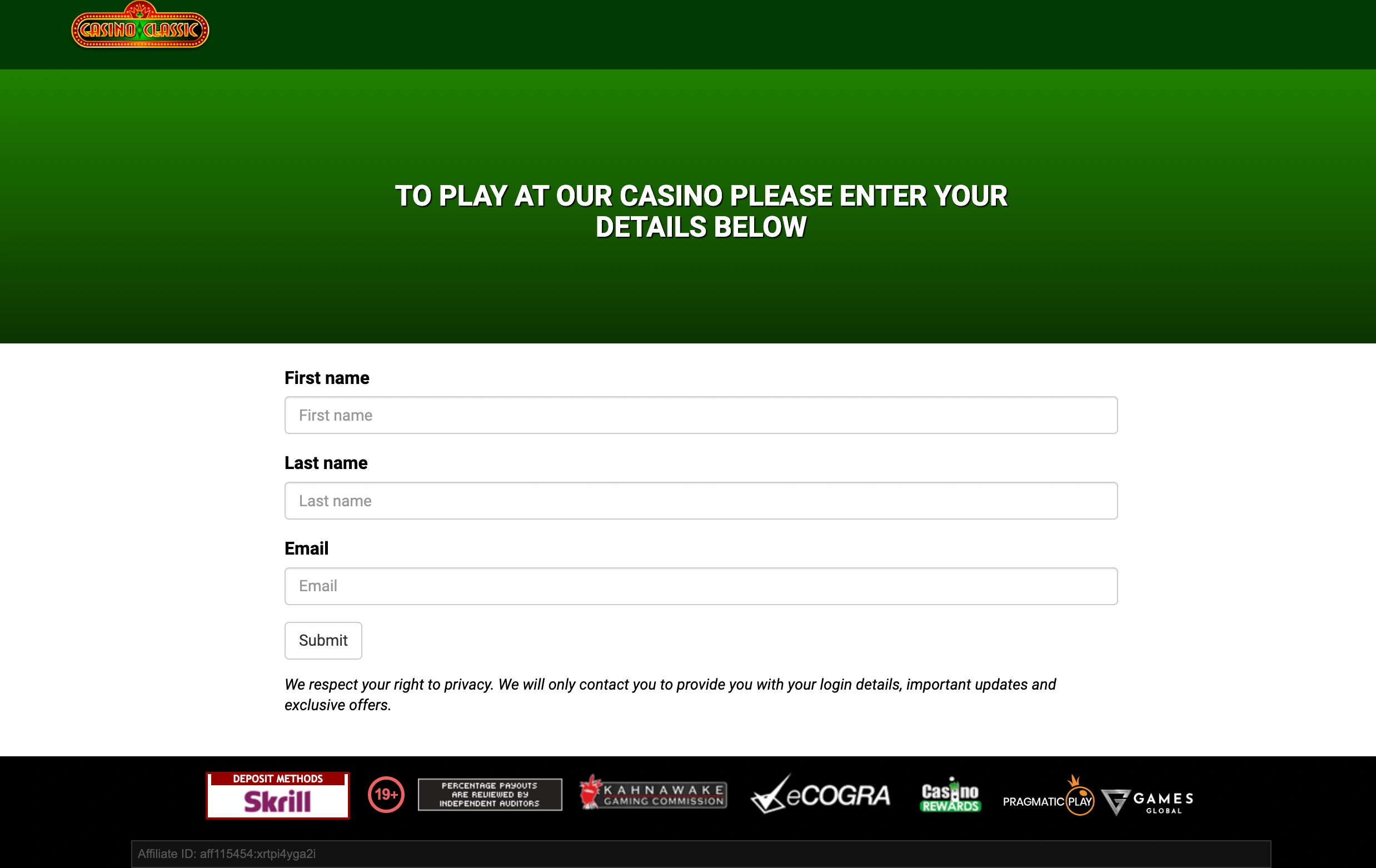 Casino classic login & registration Casino classic login & registration